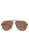 Сонцезахисні окуляри в коричневій матовій оправі | 6866112 | фото 2