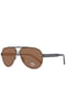 Сонцезахисні окуляри в коричневій матовій оправі | 6866112 | фото 3