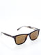 Сонцезахисні окуляри в коричневій оправі | 6866115 | фото 3