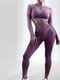Костюм для фітнесу фіолетовий: топ та легінси | 6874136 | фото 4