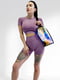 Костюм для фітнесу фіолетовий: топ та шорти | 6874164 | фото 5
