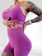 Костюм для фітнесу фіолетовий в рубчик: топ та шорти | 6874168 | фото 5