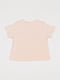 Бавовняна футболка персикова з принтом | 6872186 | фото 3