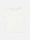 Бавовняна футболка біла з принтом | 6872201 | фото 3