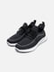 Чорні текстильні кросівки з сірою вставкою | 6872515 | фото 3