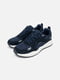 Комбіновані сині кросівки з сірими вставками | 6872522 | фото 3