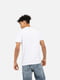 Біла бавовняна футболка з принтом і коротким рукавом | 6872554 | фото 3