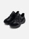 Шкіряні комбіновані кросівки чорного кольору | 6872621 | фото 3