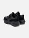 Шкіряні комбіновані кросівки чорного кольору | 6872621 | фото 4
