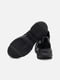 Шкіряні комбіновані кросівки чорного кольору | 6872621 | фото 5
