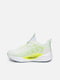 Текстильні білі кросівки з жовтими вставками | 6872622 | фото 2