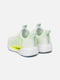 Текстильні білі кросівки з жовтими вставками | 6872622 | фото 4