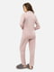 Піжама рожева в горошок: сорочка та штани | 6872930 | фото 5