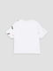 Бавовняна футболка біла з принтом | 6872988 | фото 3