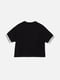 Бавовняна футболка чорна з принтом | 6872989 | фото 3
