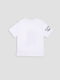 Бавовняна футболка біла з принтом | 6872990 | фото 3