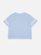 Бавовняна футболка блакитна з принтом | 6872995 | фото 3