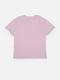 Рожева бавовняна футболка з коротким рукавом | 6873006 | фото 3