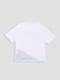 Бавовняна футболка біла з принтом | 6873069 | фото 3