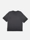 Бавовняна футболка темно-сіра з принтом | 6873070 | фото 3