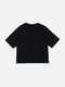 Бавовняна футболка чорна з принтом | 6873072 | фото 2
