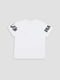 Біла бавовняна футболка з принтом і коротким рукавом | 6873081 | фото 2