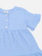 Сукня з коротким рукавом блакитна | 6873150 | фото 2