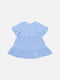 Сукня з коротким рукавом блакитна | 6873150 | фото 3