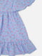 Розкльошена блакитна сукня в квітковий принт | 6873156 | фото 2