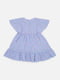 Розкльошена блакитна сукня в квітковий принт | 6873156 | фото 3