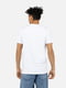 Біла бавовняна футболка з принтом і коротким рукавом | 6873225 | фото 3