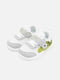 Комбіновані біло-сірі кросівки з аплікацією | 6873264 | фото 3