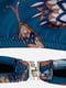 Бюстгальтер купальний замочок на спинці синій з принтом | 6873331 | фото 2