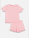 Піжама рожева: футболка та шорти | 6873358