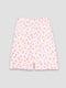 Піжама рожева з принтом: футболка та шорти | 6873368 | фото 5