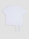 Бавовняна футболка біла з принтом | 6873386 | фото 3