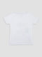 Біла бавовняна футболка з принтом і коротким рукавом | 6873405 | фото 3