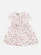 Розкльошена молочна сукня в квітковий принт | 6873565