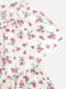 Розкльошена молочна сукня в квітковий принт | 6873565 | фото 2