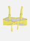 Роздільний жовтий купальник, декорований стразами | 6873650 | фото 4