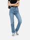 Прямі джинси-straight блакитного кольору | 6873898 | фото 2