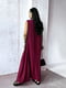 Чарівна бордова сукня максі вільного крою | 6874282 | фото 7