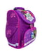 Рюкзак шкільний каркасний з ліхтариками фіолетовий з принтом Успіх (12 л) | 6874371 | фото 6