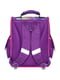 Рюкзак шкільний каркасний з ліхтариками фіолетовий з принтом Успіх (12 л) | 6874372 | фото 2