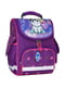 Рюкзак шкільний каркасний з ліхтариками фіолетовий з принтом Успіх (12 л) | 6874372 | фото 6