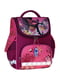 Рюкзак шкільний каркасний з ліхтариками малинового кольору з принтом Успіх (12 л) | 6874373