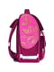 Рюкзак шкільний каркасний з ліхтариками малинового кольору з принтом Успіх (12 л) | 6874373 | фото 4