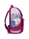 Рюкзак шкільний каркасний з ліхтариками малинового кольору з принтом Успіх (12 л) | 6874375 | фото 3