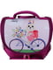 Рюкзак шкільний каркасний з ліхтариками малинового кольору з принтом Успіх (12 л) | 6874375 | фото 4