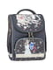 Рюкзак шкільний каркасний з ліхтариками сірий з принтом Успіх (12 л) | 6874379 | фото 5